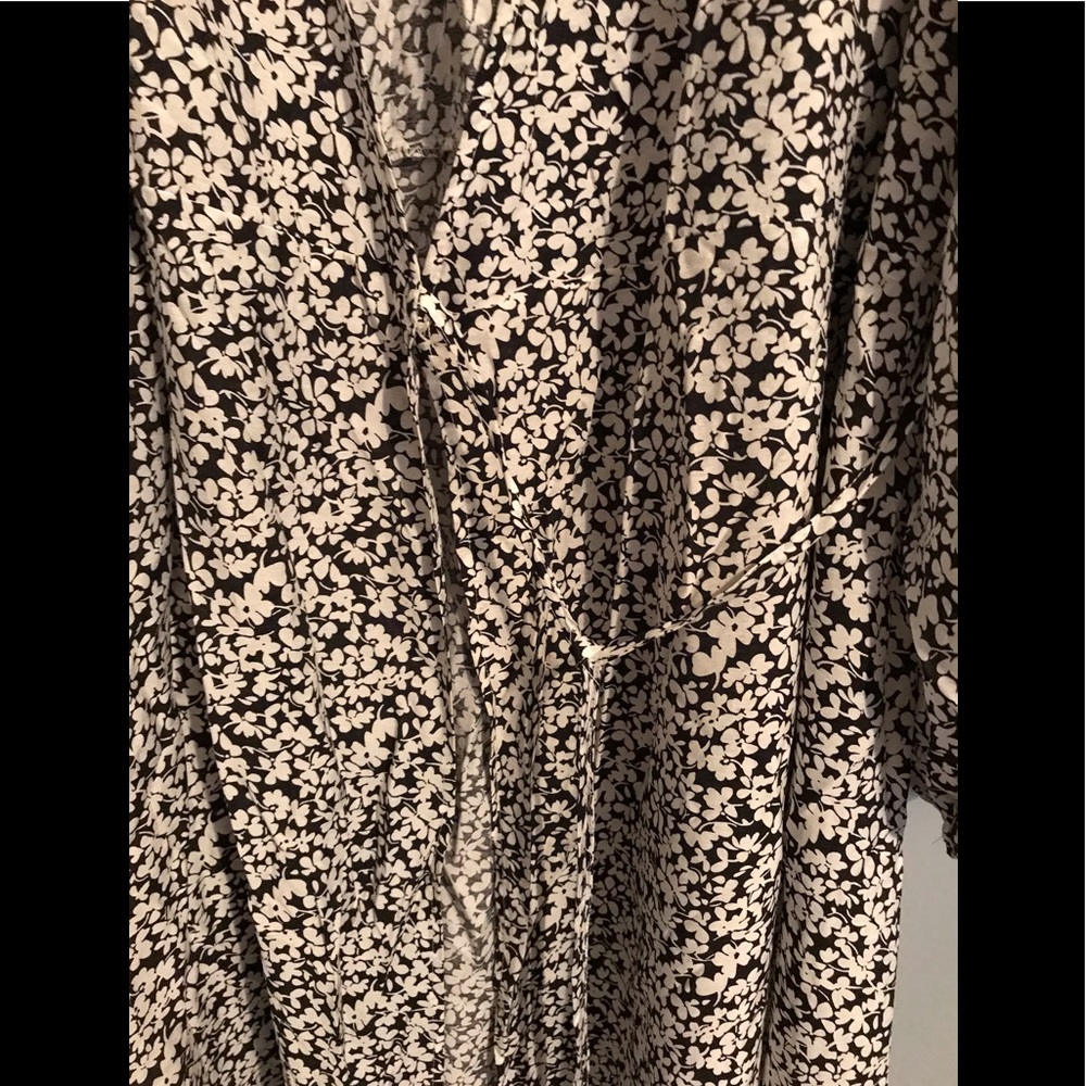 ASOS CURVE Wrap Puff Sleeve Maxi Dress - Picture 10 of 12